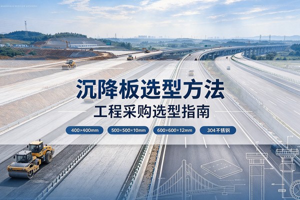 凌云沉降板选择方法