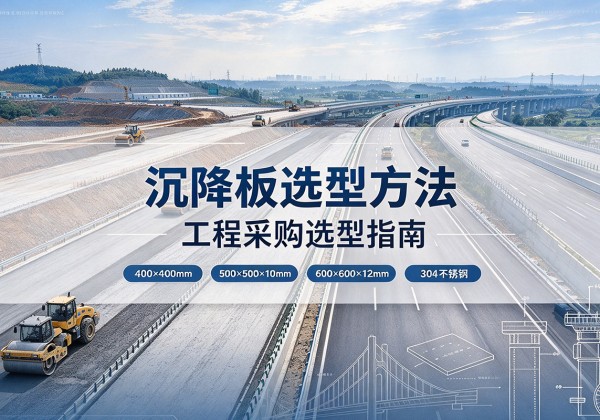 凌云沉降板选择方法